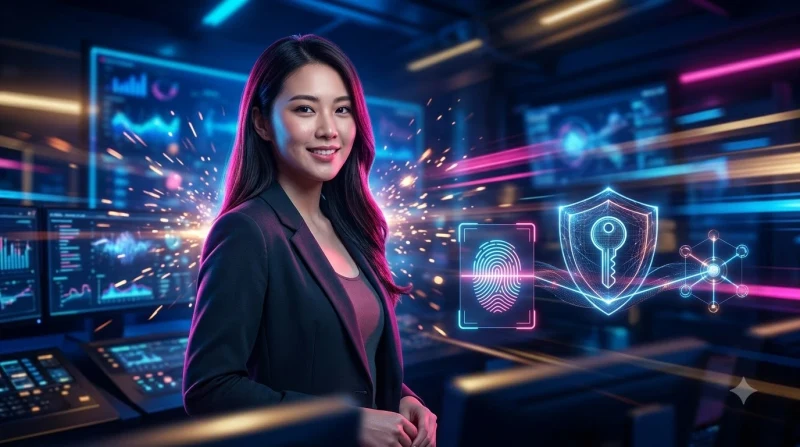 Biểu tượng bảo mật tài khoản sau khi khôi phục mật khẩu