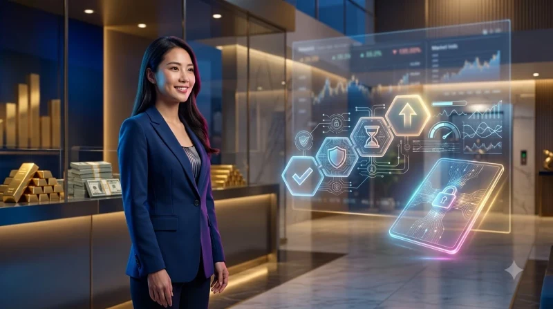 Minh họa các lưu ý quan trọng và xác minh thông tin khi thực hiện giao dịch rút tiền.