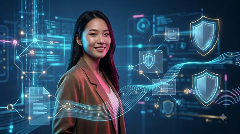 Minh họa so sánh hiểu lầm và sự thật về bảo mật thông tin trực tuyến